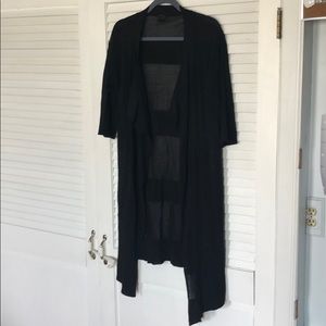 Mona B long Cardigan with 3/4 sleeves One Size